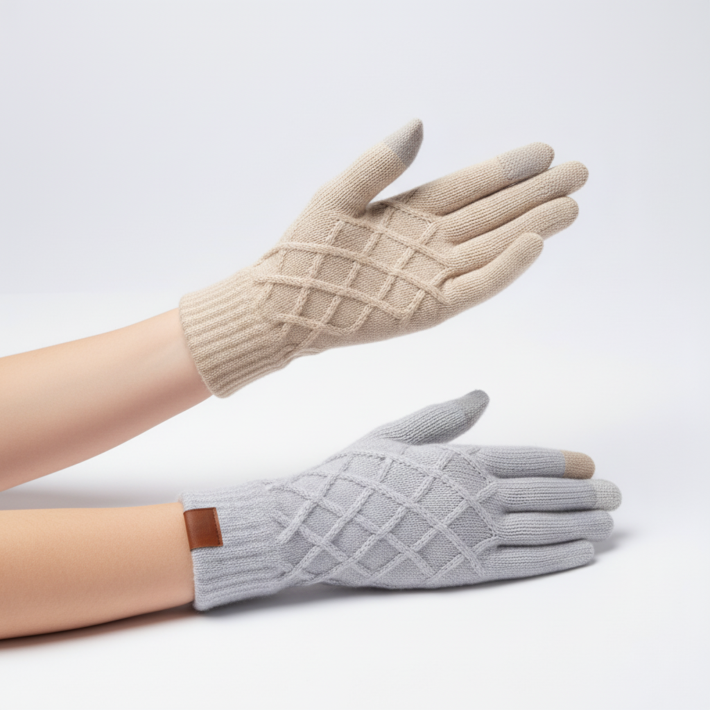 Thermisch gebreide binnenvoering handschoenen — afbeelding 16