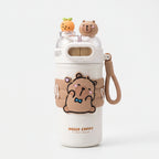 Thermo drinkfles met twee compartimenten — afbeelding 5