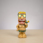 Tiki-geïnspireerde buitenspiegel