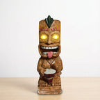 Tiki-geïnspireerde buitenspiegel