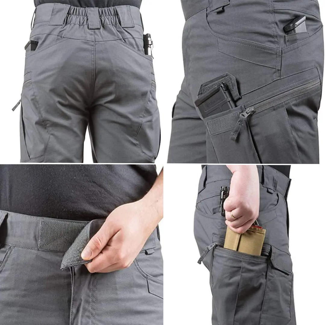 Heren outdoor shorts met 6 ritszakken