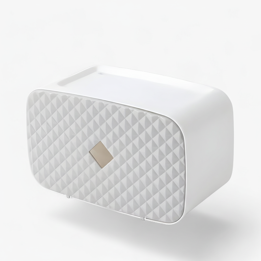 Toilettenpapierdispenser met legplank