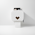 Toilettenpapierdispenser met legplank