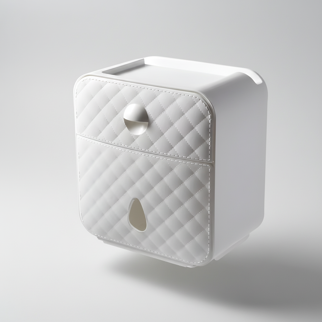 Toilettenpapierdispenser met legplank