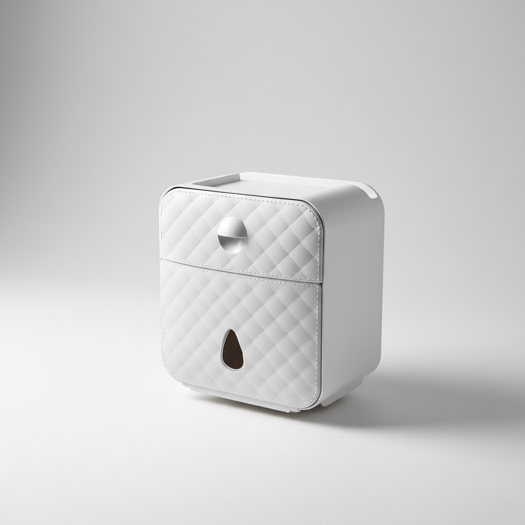 Toilettenpapierdispenser met legplank