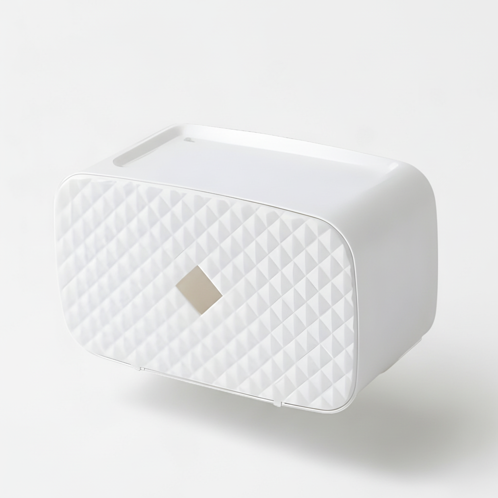 Toilettenpapierdispenser met legplank
