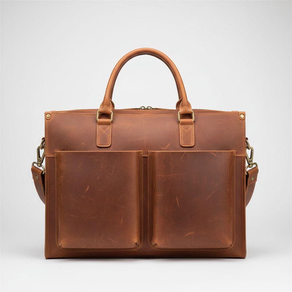 Leren laptoptas – Yara