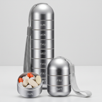 Draagbare aluminium medicijnendoos
