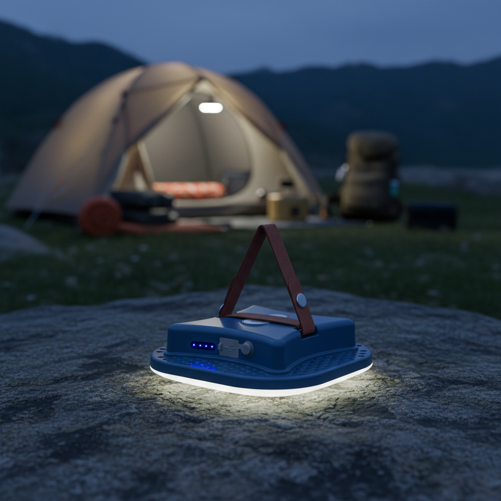 Draagbare led-campinglamp