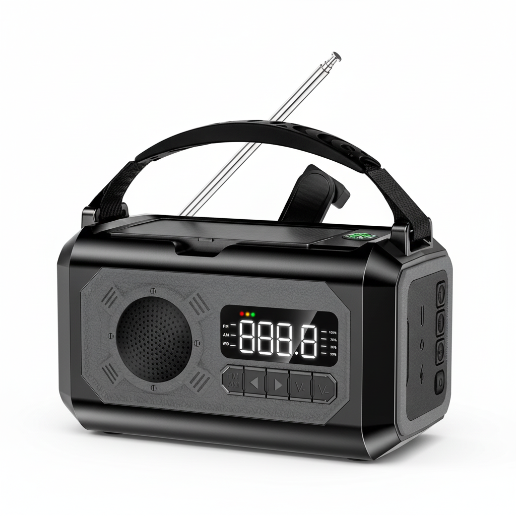 Draagbare noodradio-eenheid