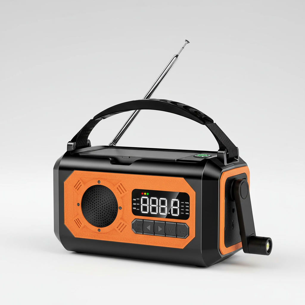 Draagbare noodradio-eenheid