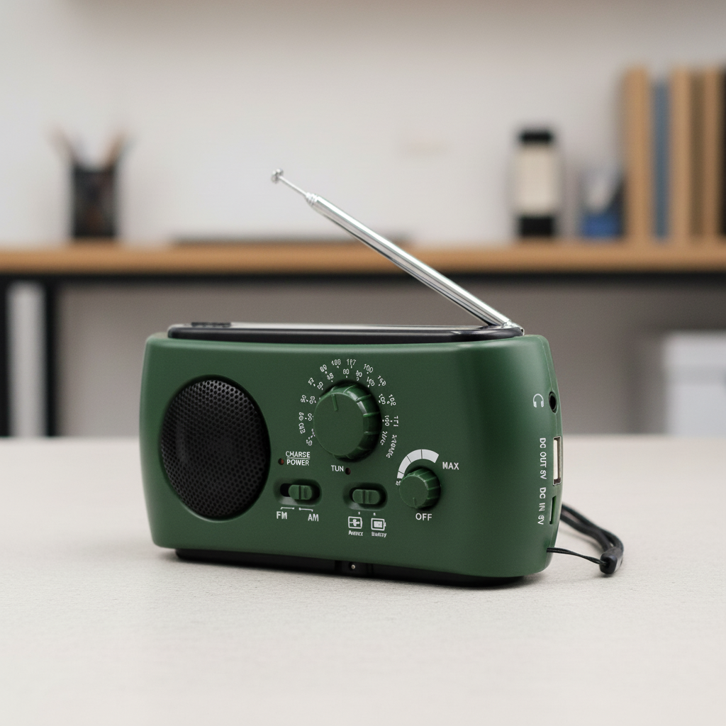 Draagbare kortgolfradio