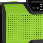 Draagbare noodradio met zaklamp