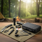 Draagbare outdoor gereedschapsset