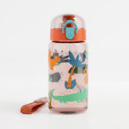 Transparante kinderdrinkfles met print