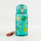 Transparante kinderdrinkfles met print