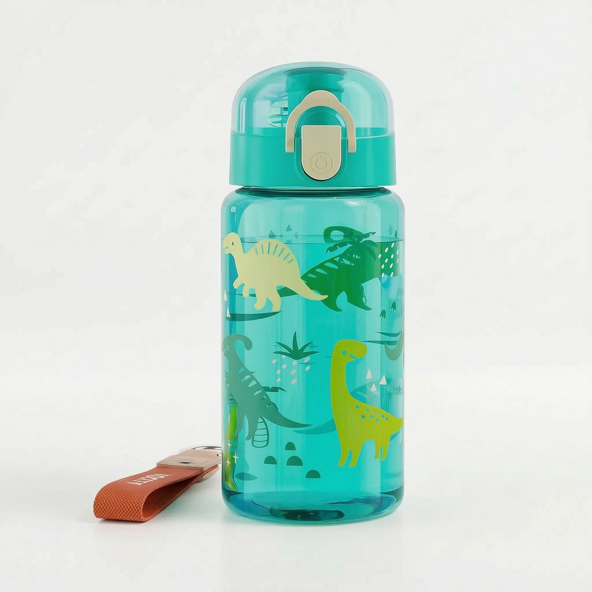 Transparante kinderdrinkfles met print