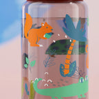 Transparante kinderdrinkfles met print