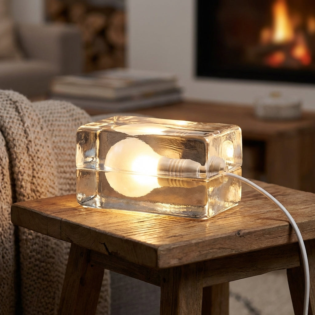 Transparante geometrische accentlamp