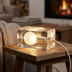 Transparante geometrische accentlamp