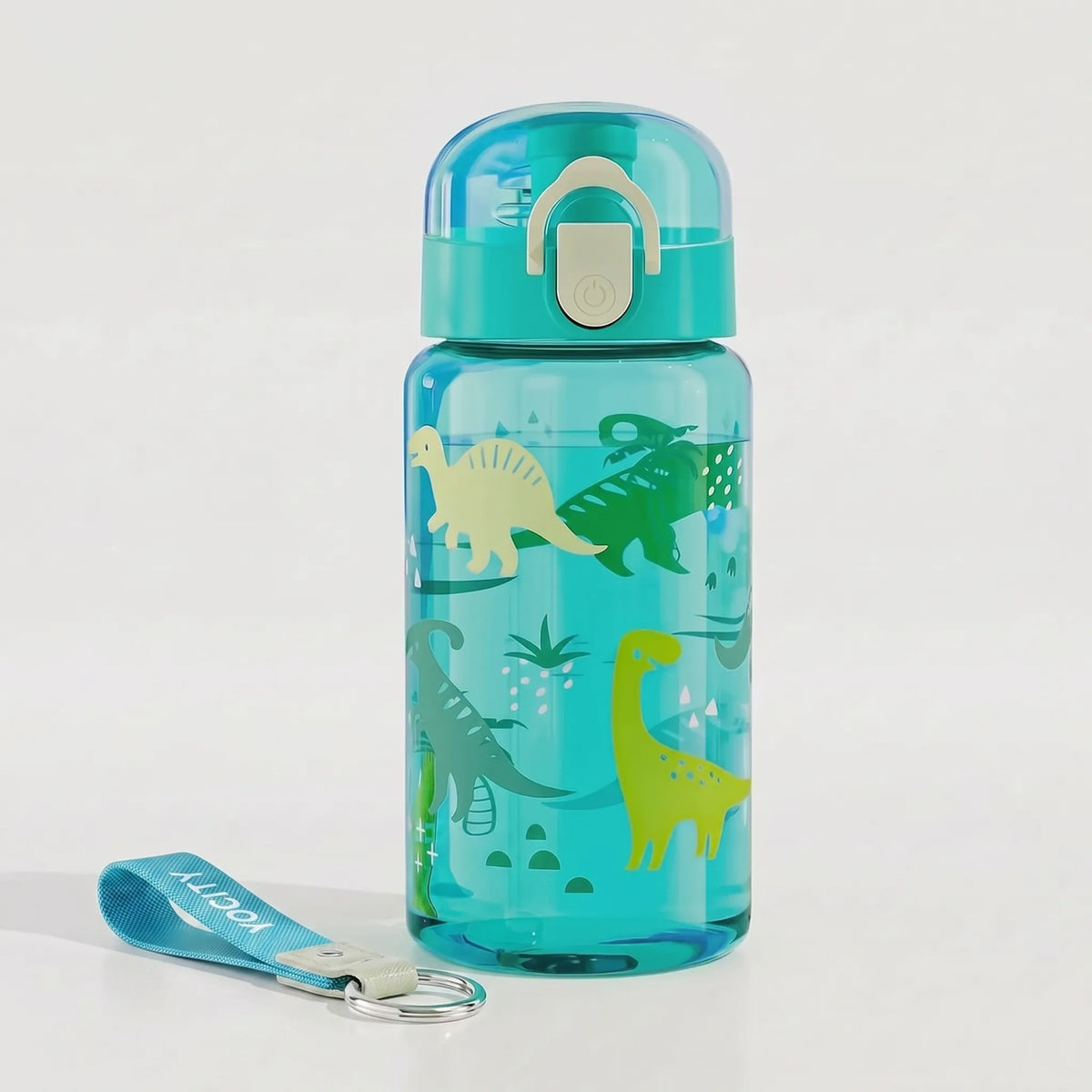 Transparante bedrukte waterfles voor kinderen