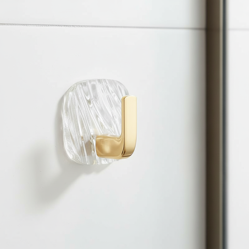 Transparante acryl wandhaken