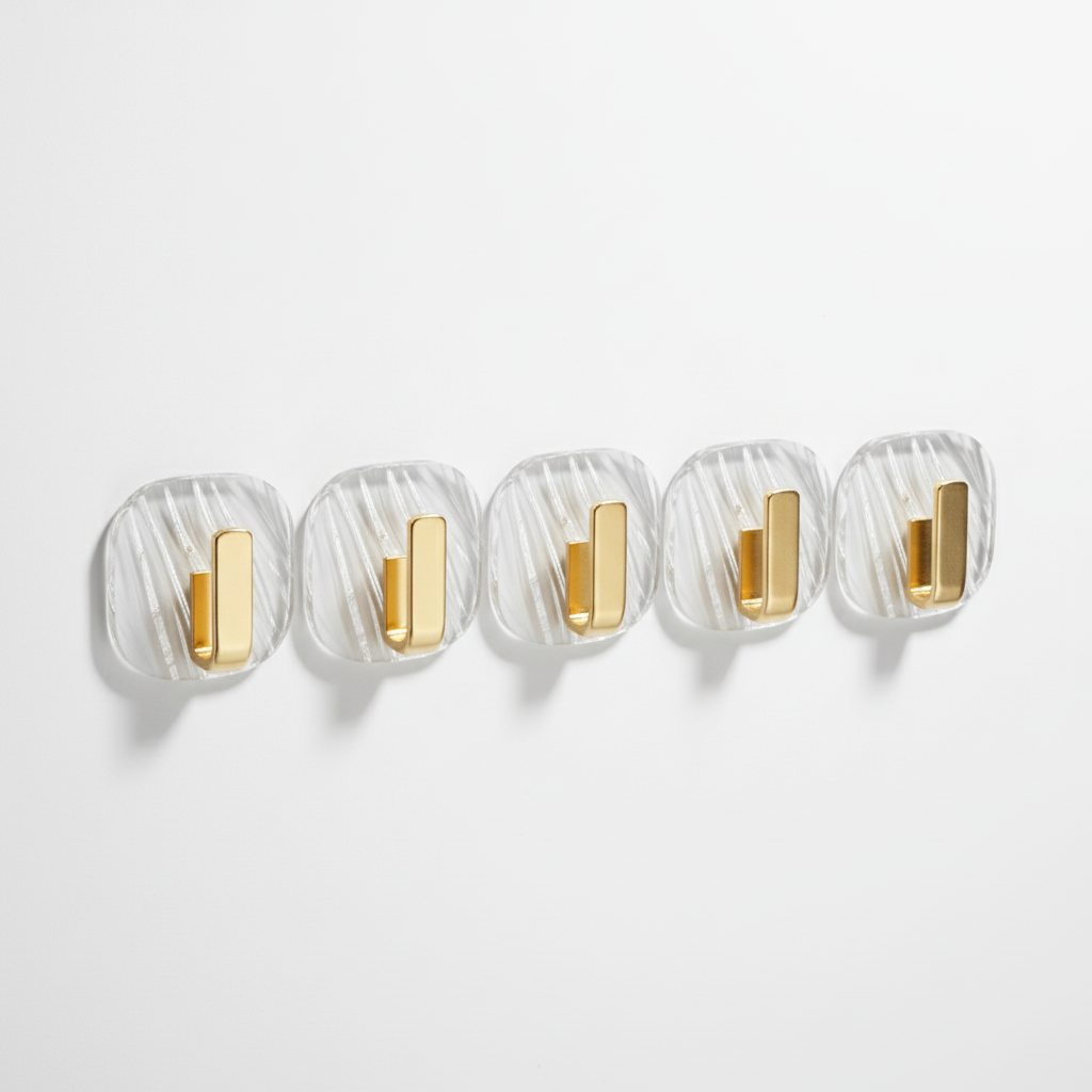 Transparante acryl wandhaken