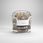 Transparante cosmetica organizer