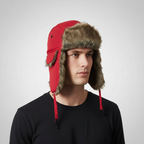 Trapperstijl met oorkleppen