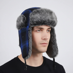Trapperstijl met oorkleppen
