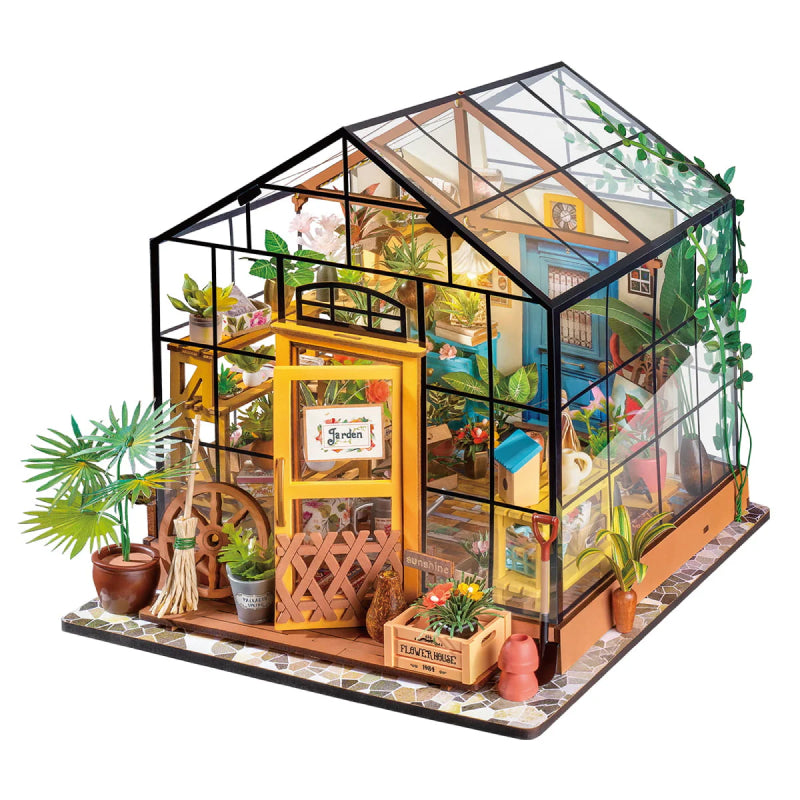 Miniatuur DIY tuinhuis bouwpakket
