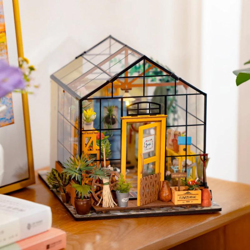 Miniatuur DIY tuinhuis bouwpakket
