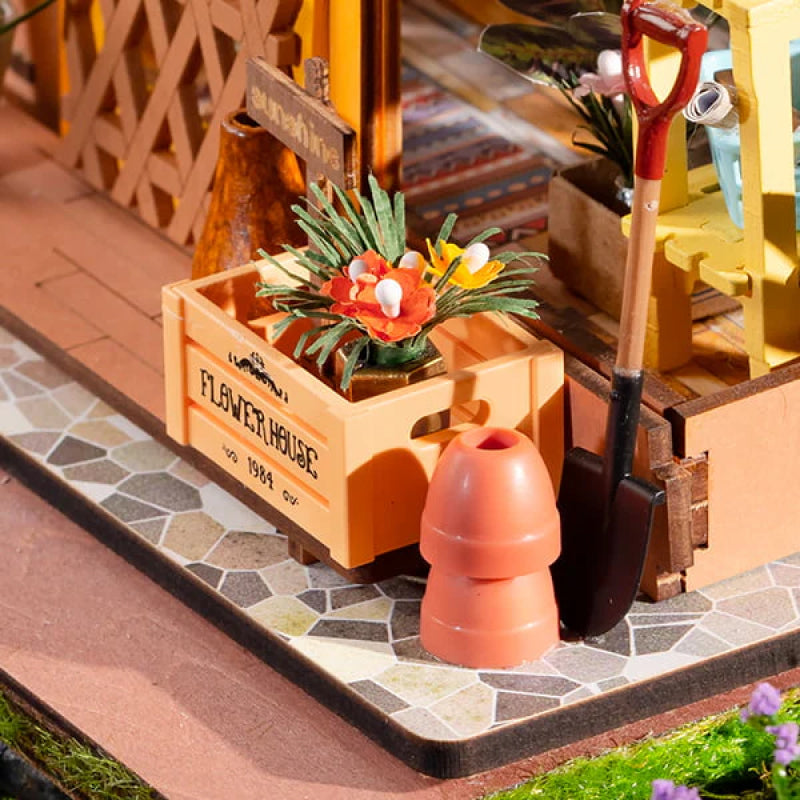 Miniatuur DIY tuinhuis bouwpakket