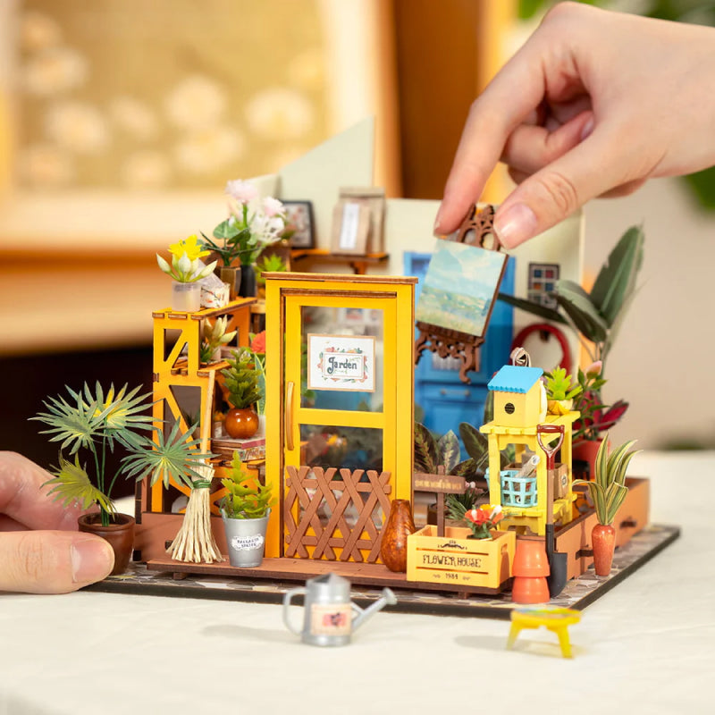 Miniatuur DIY tuinhuis bouwpakket