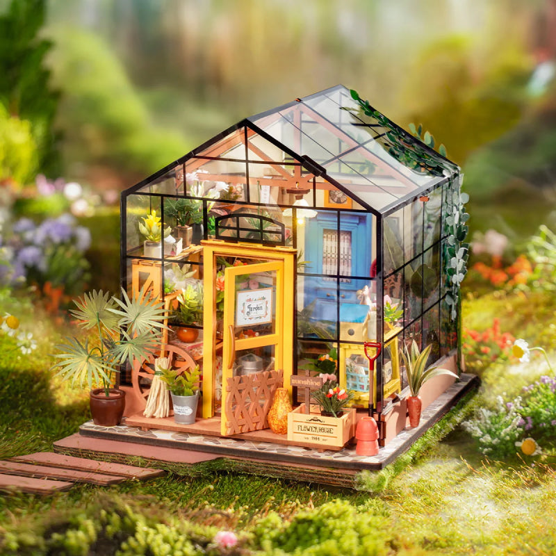 Miniatuur DIY tuinhuis bouwpakket