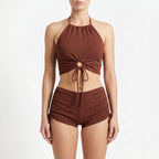 Tweedelige geribde bikiniset