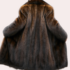 Tijdloze herenjas met bontlook