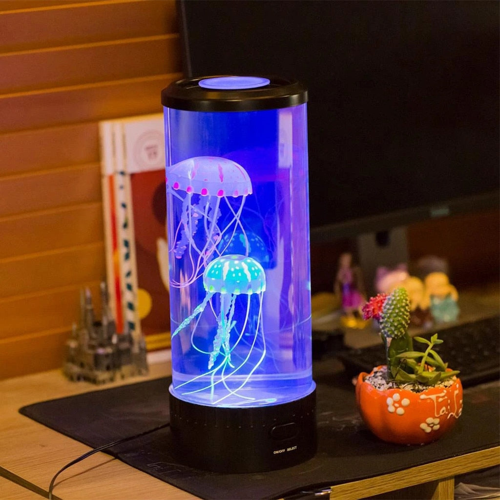 Nachtlamp met kwallenmotief Fantasy Light