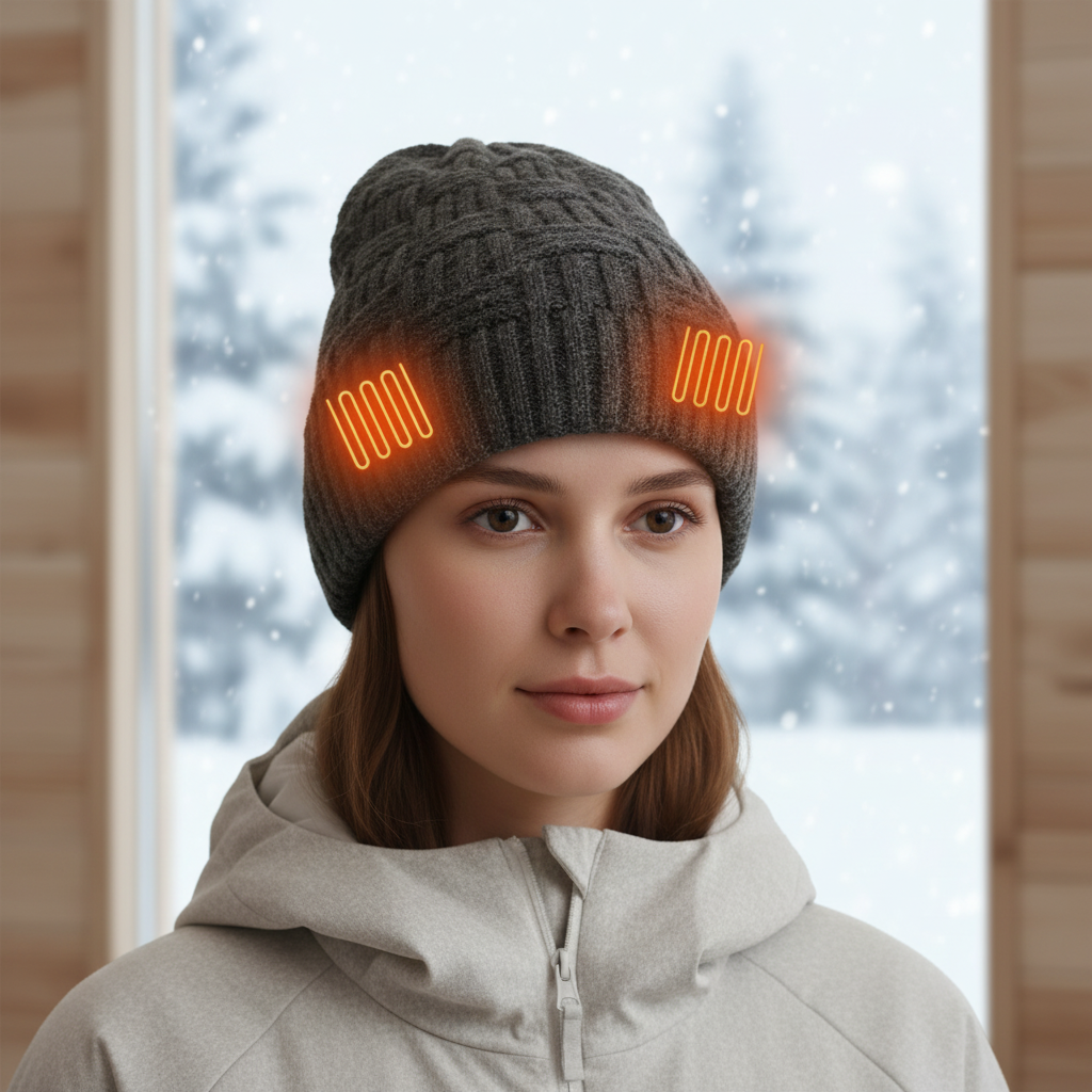 USB verwarmde beanie