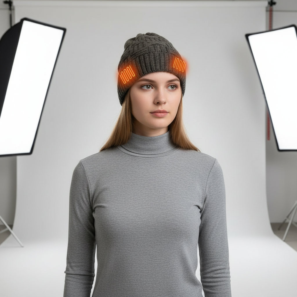 USB verwarmde beanie