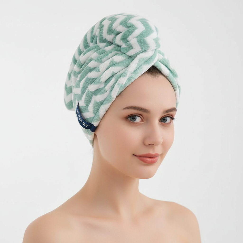 Oversized turbaan handdoek