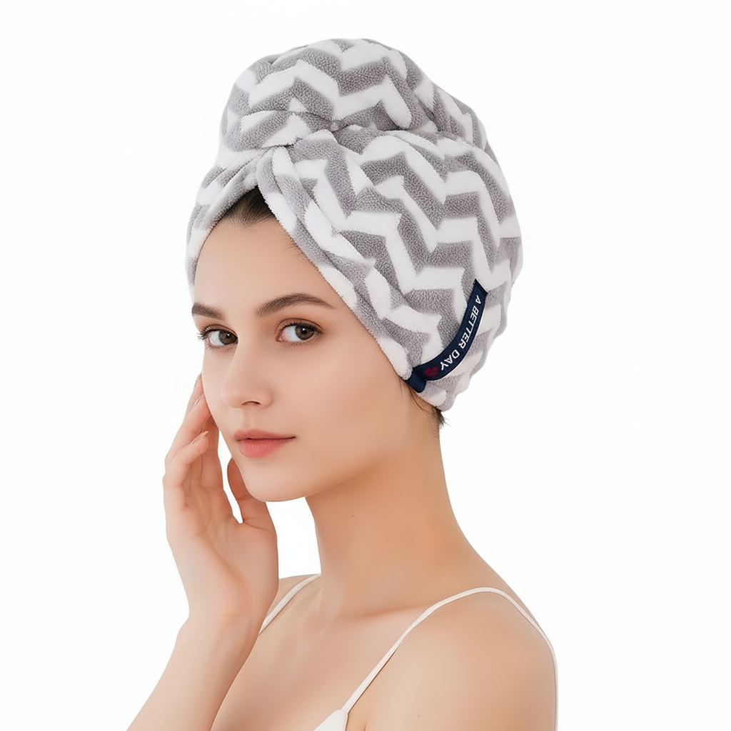 Oversized turbaan handdoek