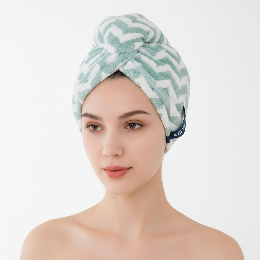 Oversized turbaan handdoek