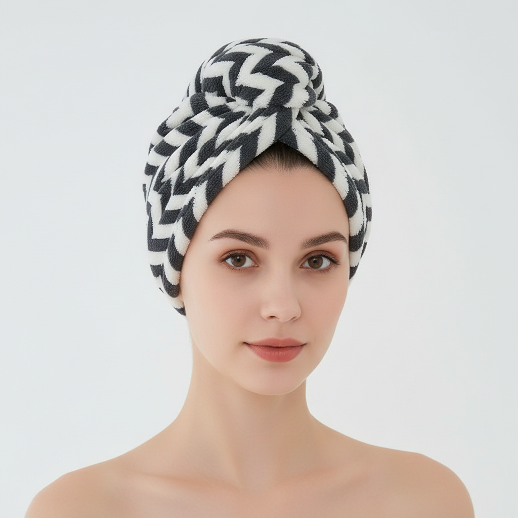 Oversized turbaan handdoek