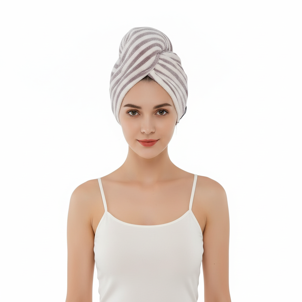 Oversized turbaan handdoek