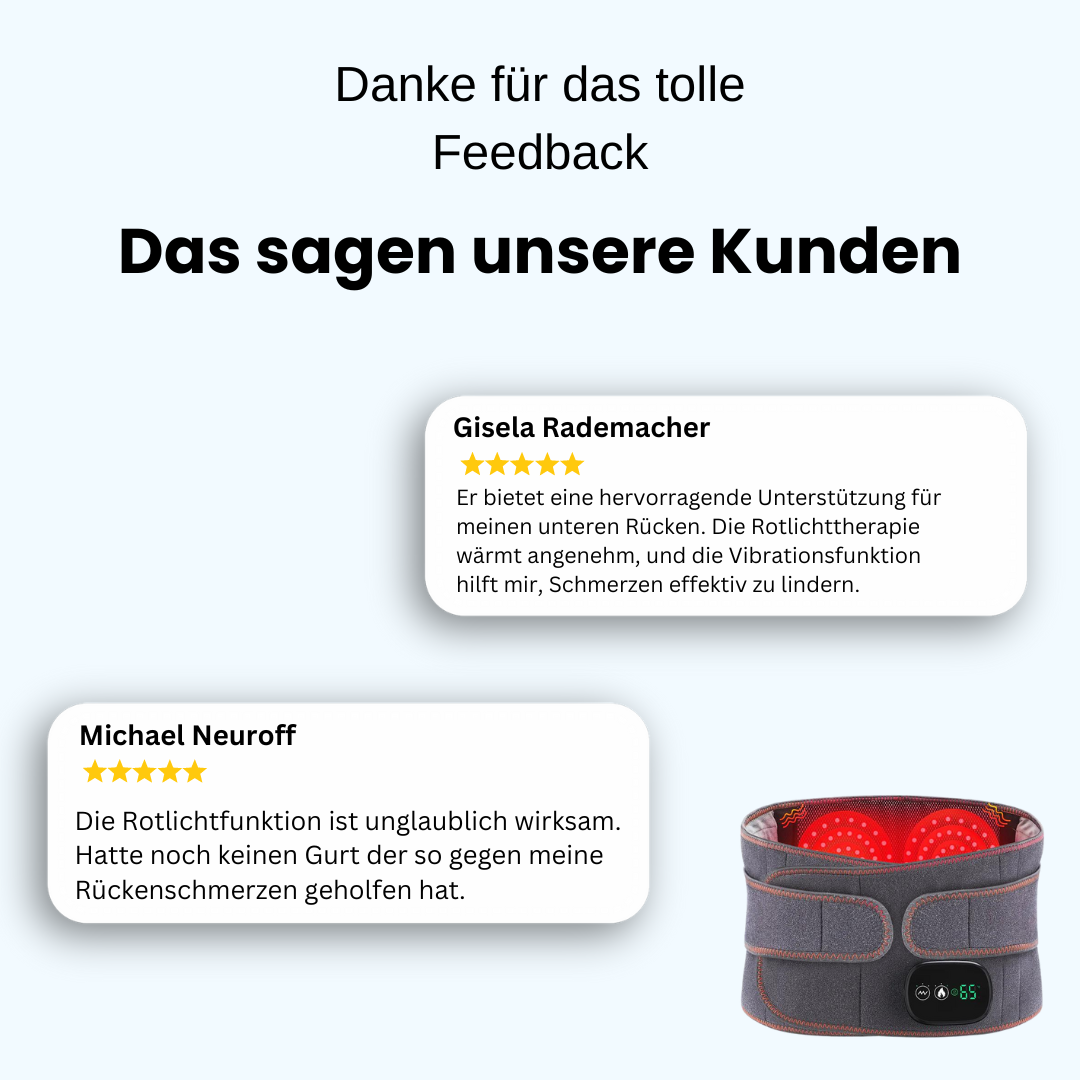 Rugband met infraroodtherapie