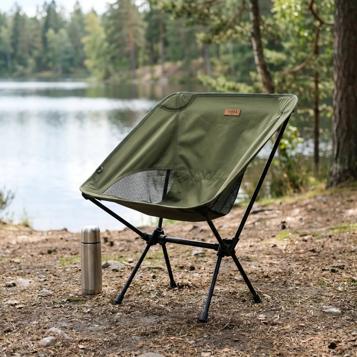 Ultralichte opvouwbare campingstoel