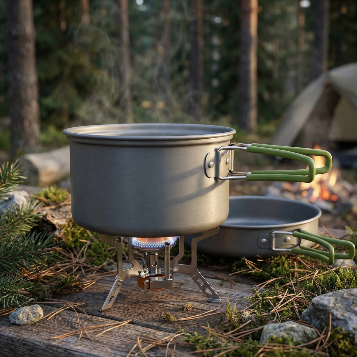 Ultralichte outdoor-kookset