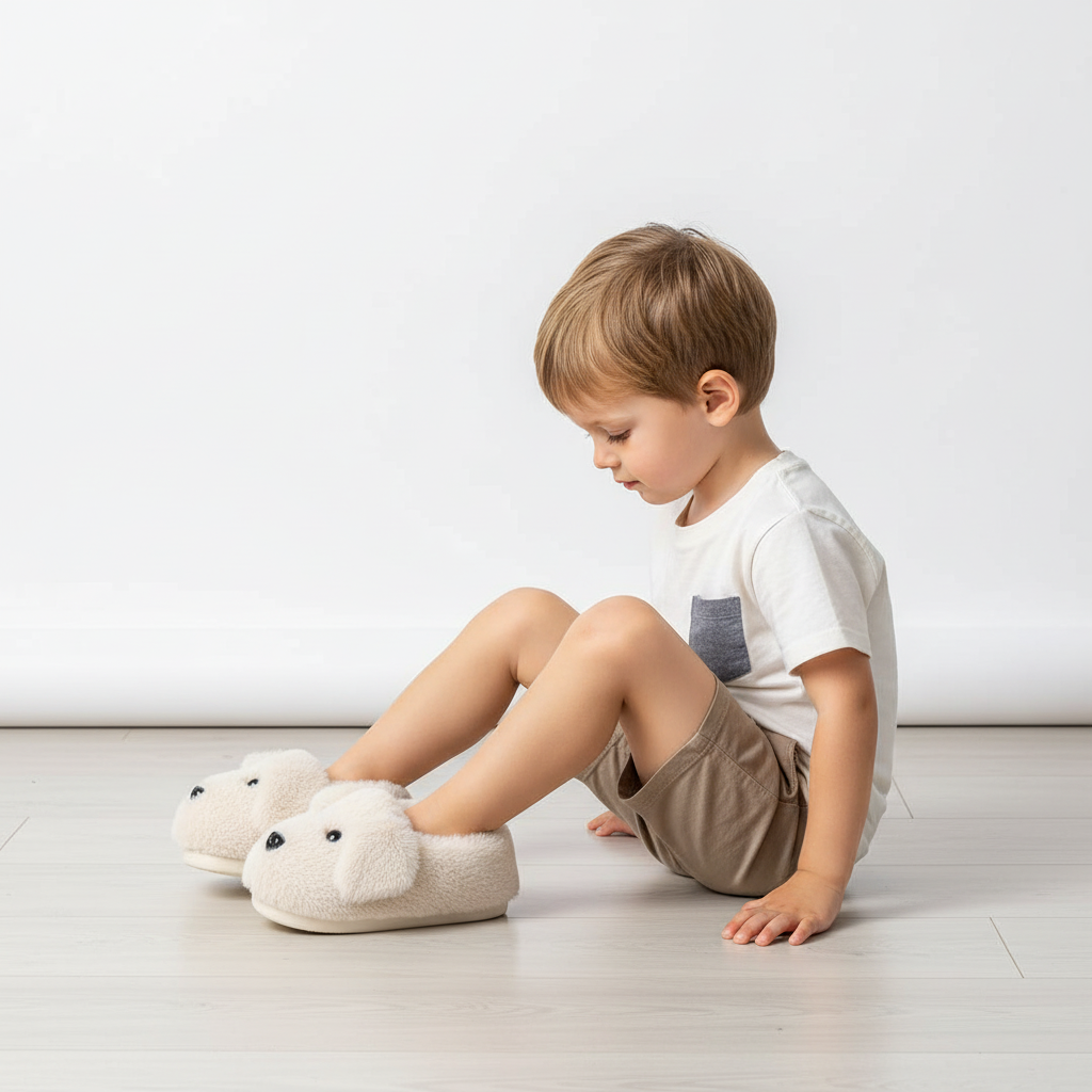 Unisex kinderhuisschoen model