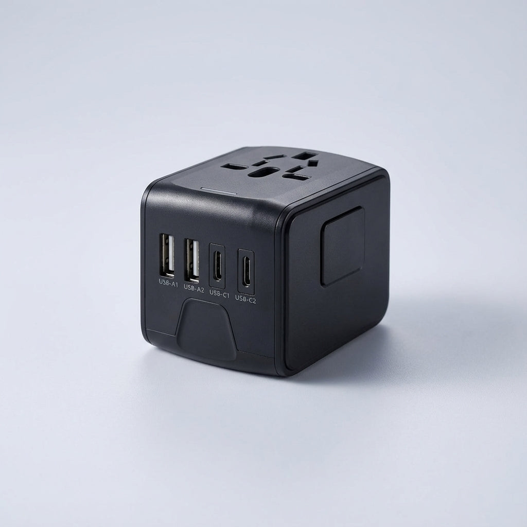 Universele reisadapter met usb poorten